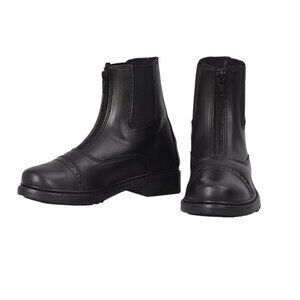 Tuff Rider Paddock Boots For Kids  Black, 1 Front Zip